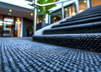 Dry cleaning and washing service for office carpets with professional drying process Commercial Cleaning Services